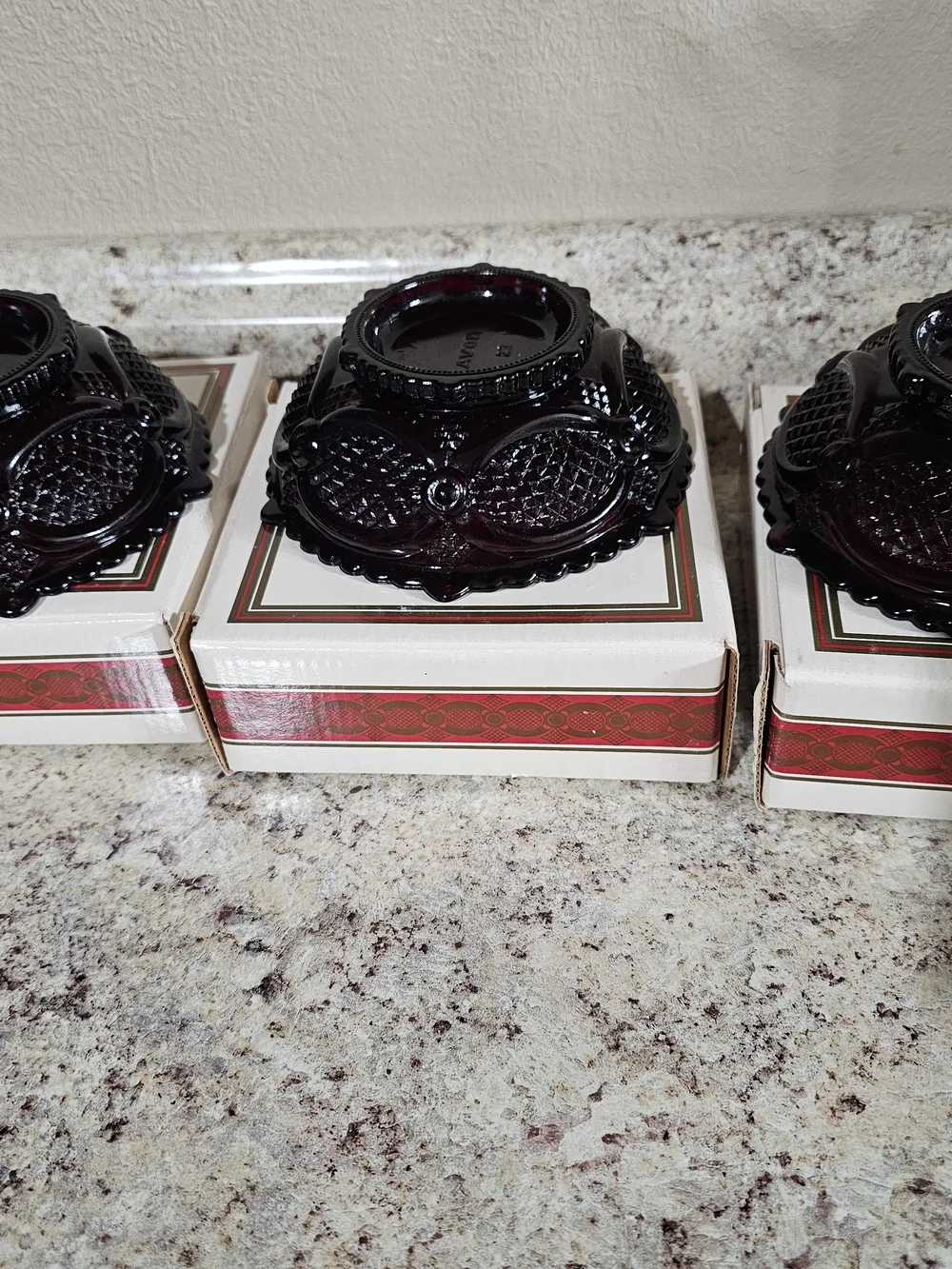 Vintage Avon 1876 Cape Cod Set Of 3 Dessert Bowls - Picture 3 of 10